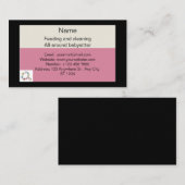 babysitter visitekaartje (Voorkant / Achterkant)