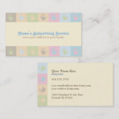 Babysitter Visitekaartjes (Voorkant / Achterkant)