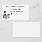 Babysitter visitekaartjes (Voorkant / Achterkant)
