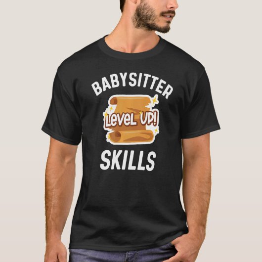 Babysitter-waardering van de Kinder Babysitagleef T-shirt (Voorkant)