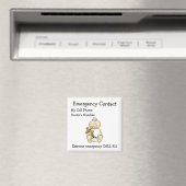 Babysitter's noodcontactmagneet magneet (Insitu (Vaatwasser))