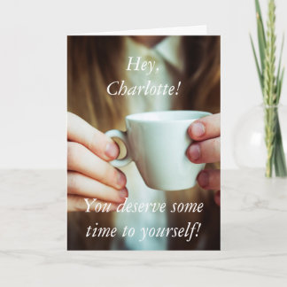 Babysitting Coupon Card for Moms Who Need to Relax Feestdagen Kaart