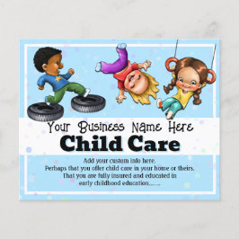 Babysitting Zomerkamp na schoolopvang Flyer