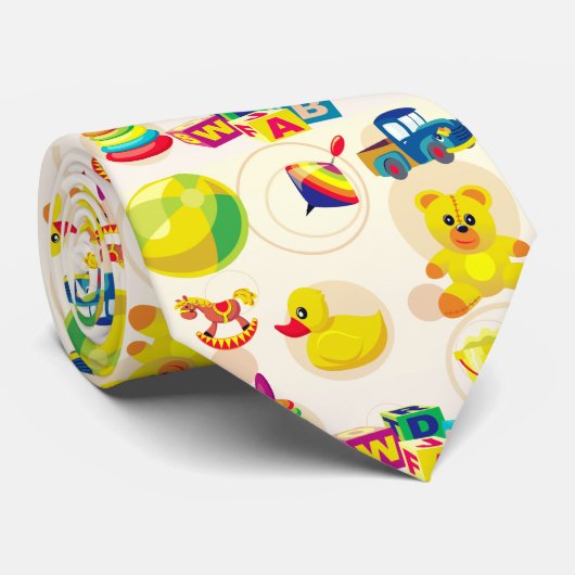 babyspeelgoed stropdas (Opgerold)