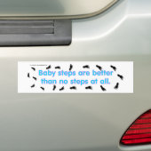 BabyStappen Bumpersticker (Op auto)