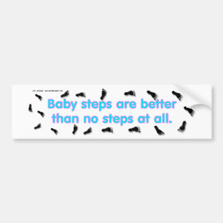 BabyStappen Bumpersticker