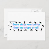BabySteps Briefkaart (Voorkant / Achterkant)