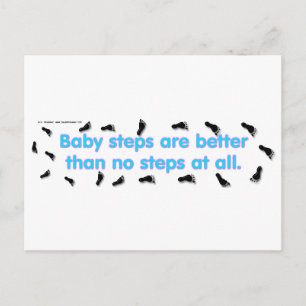 BabySteps Briefkaart