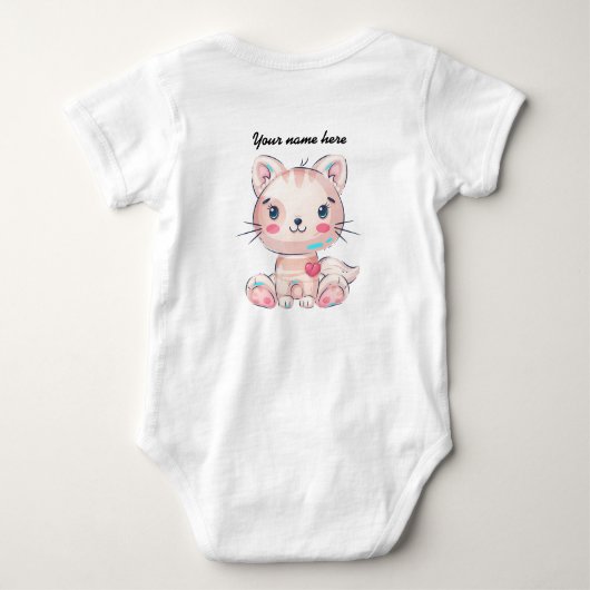 babyt-shirts romper (Achterkant)