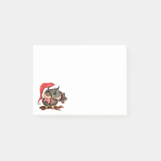 Babyuil Kerst Stickers Post-it® Notes (Voorkant)