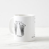 Babyvoetafdruk Koffiemok (Voorkant links)