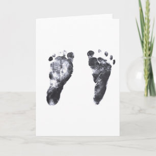 Babyvoetafdrukken Kaart