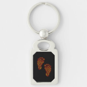 Babyvoetafdrukken Sleutelhanger