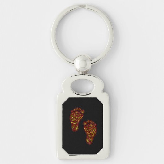 Babyvoetafdrukken Sleutelhanger (Voorkant)