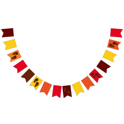 Babyvoetafdrukken Vlaggetjes (Alle)