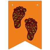 Babyvoetafdrukken Vlaggetjes (Derde vlag)
