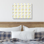 Babyvoetjes Canvas Afdruk (Insitu (Slaapkamer))