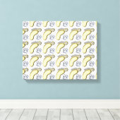 Babyvoetjes Canvas Afdruk (Insitu (Houten vloer))