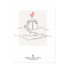 Babyvoetjes Geboorte Statistieken Nursery Kunst