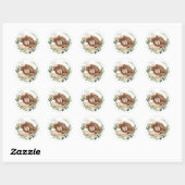Babyvoetjes in handen sticker (Vel)