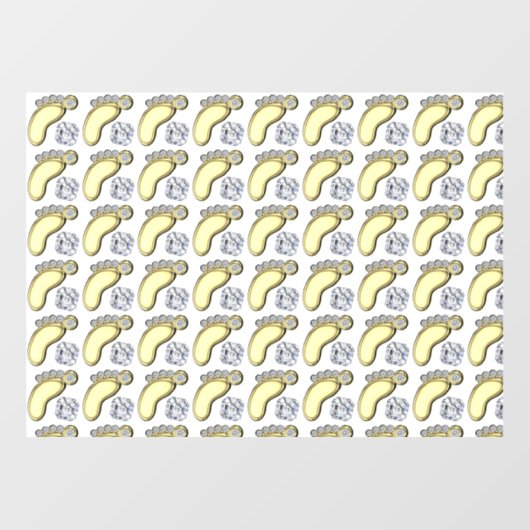 Babyvoetjes Raamsticker (Vel)