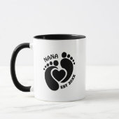 Babyvoetjesmok voor oma mok (Links)