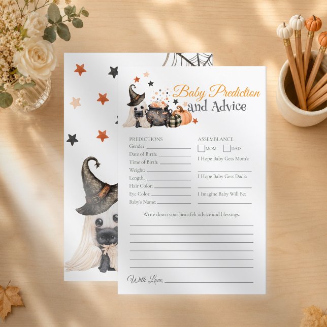 Babyvoorspelling en Advies Halloween Spel (Baby Prediction and Advice Halloween Game)