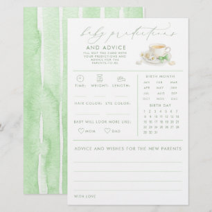 Babyvoorspellingen & Advies Thee Baby Shower Spel