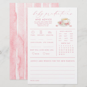 Babyvoorspellingen & Advies Thee Baby Shower Spel