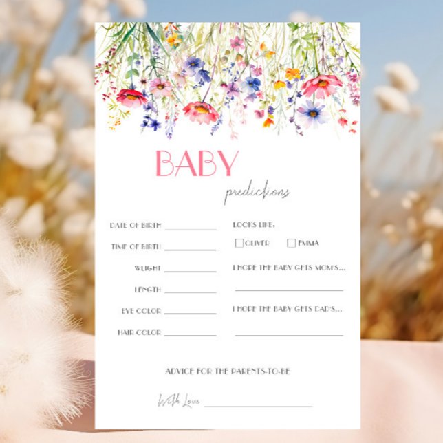 Babyvoorspellingen Wildflower Spel (Creator heeft geüpload)