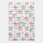 Babywagen Olifant Keuken Handdoek (Verticaal)