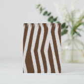 Babyzebra Briefkaart (Staand voorkant)