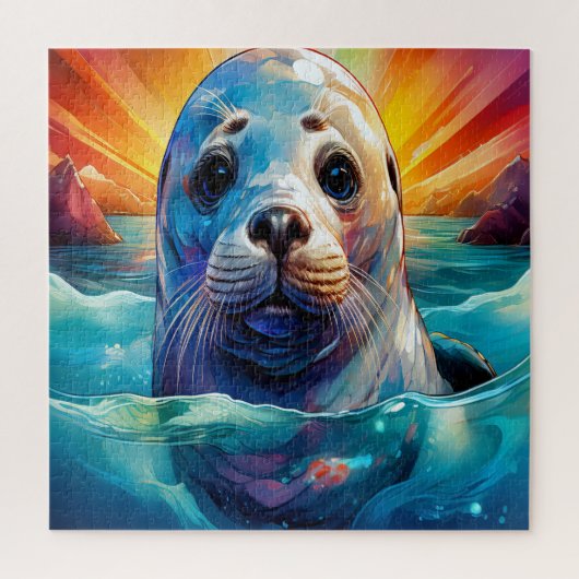 Babyzeehond Legpuzzel (Verticaal)