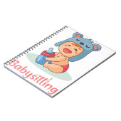 Babyzittend Notitieboek (Linkerzijde)