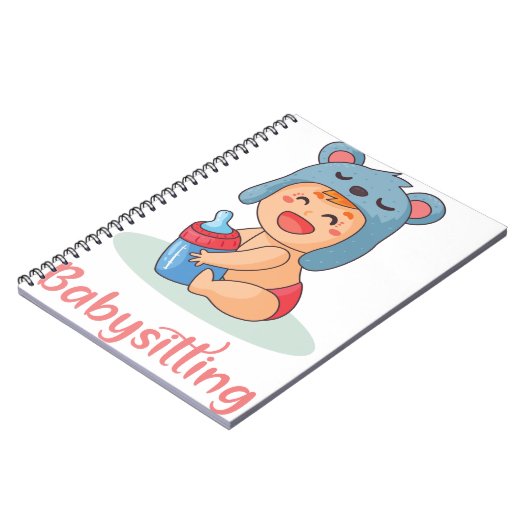 Babyzittend Notitieboek (Linkerzijde)