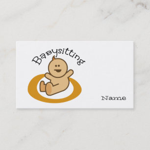 Babyzittend Visitekaartje