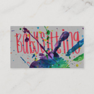 Babyzittend Visitekaartje