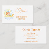 Babyzittend Visitekaartje (Voorkant / Achterkant)