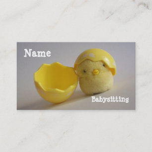Babyzittend Visitekaartje