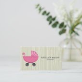 Babyzittend Visitekaartje (Staand voorkant)