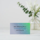 Babyzittende en kinderverzorging visitekaartje (Staand voorkant)