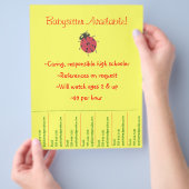 Babyzittende Flyer - Ladybug (Hand)