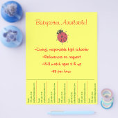Babyzittende Flyer - Ladybug (Enkel)