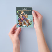 Babyzittende kinderverzorging Moederkaart Flyer (Hand)