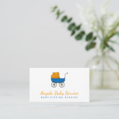 Babyzorg Babysitter Service Visitekaartje (Staand voorkant)