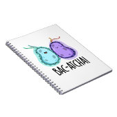 Bac-atcha Funny Bacteria Pun Notitieboek (Rechterzijde)