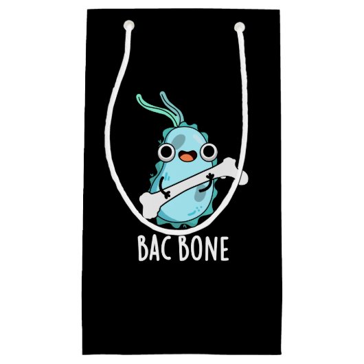 Bac Bone Funny Bacteria Pun Klein Cadeauzakje (Voorkant)