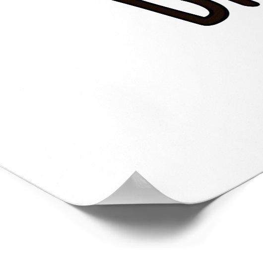 Bac Bone Funny Bacteria Pun Poster (Hoek)