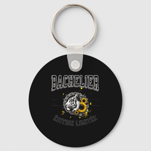Bac Diploma 2025 Tiger Limited Edition New Bachelo Sleutelhanger (Voorkant)