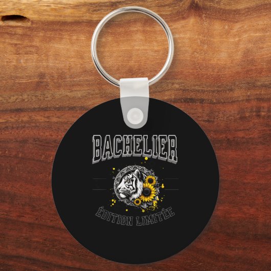 Bac Diploma 2025 Tiger Limited Edition New Bachelo Sleutelhanger (Voorkant)
